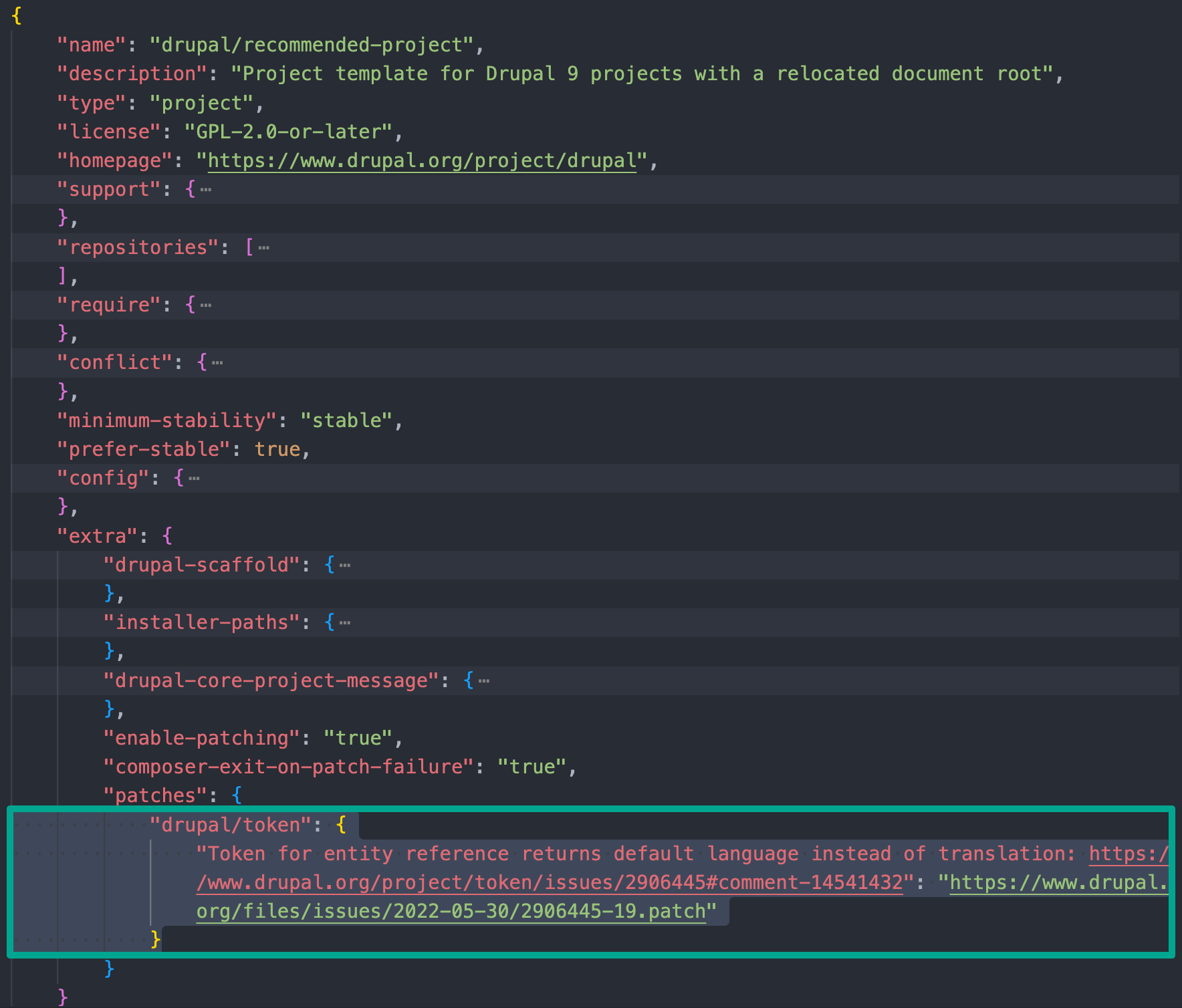 jsonの記載イメージ