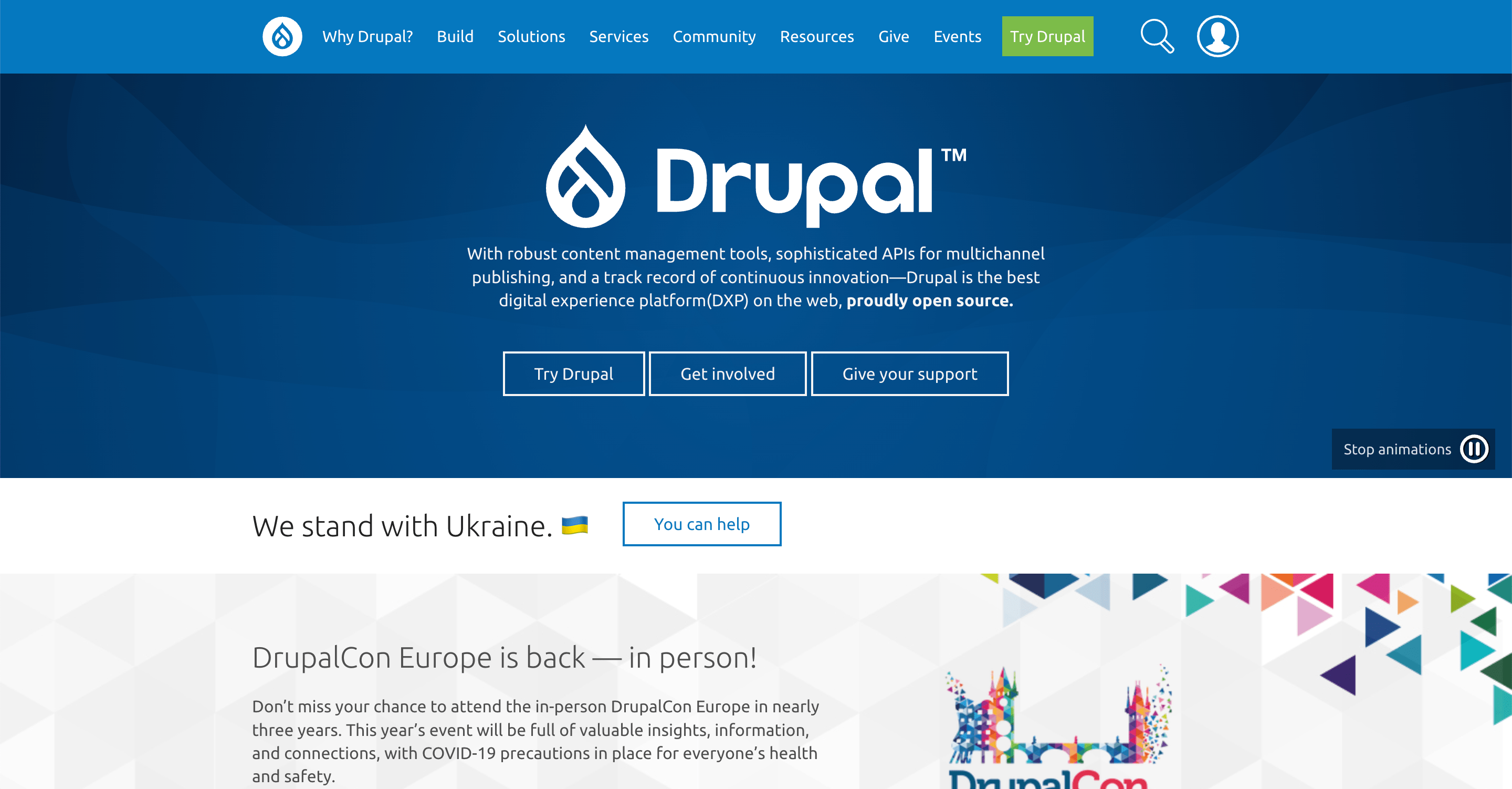 Drupal site