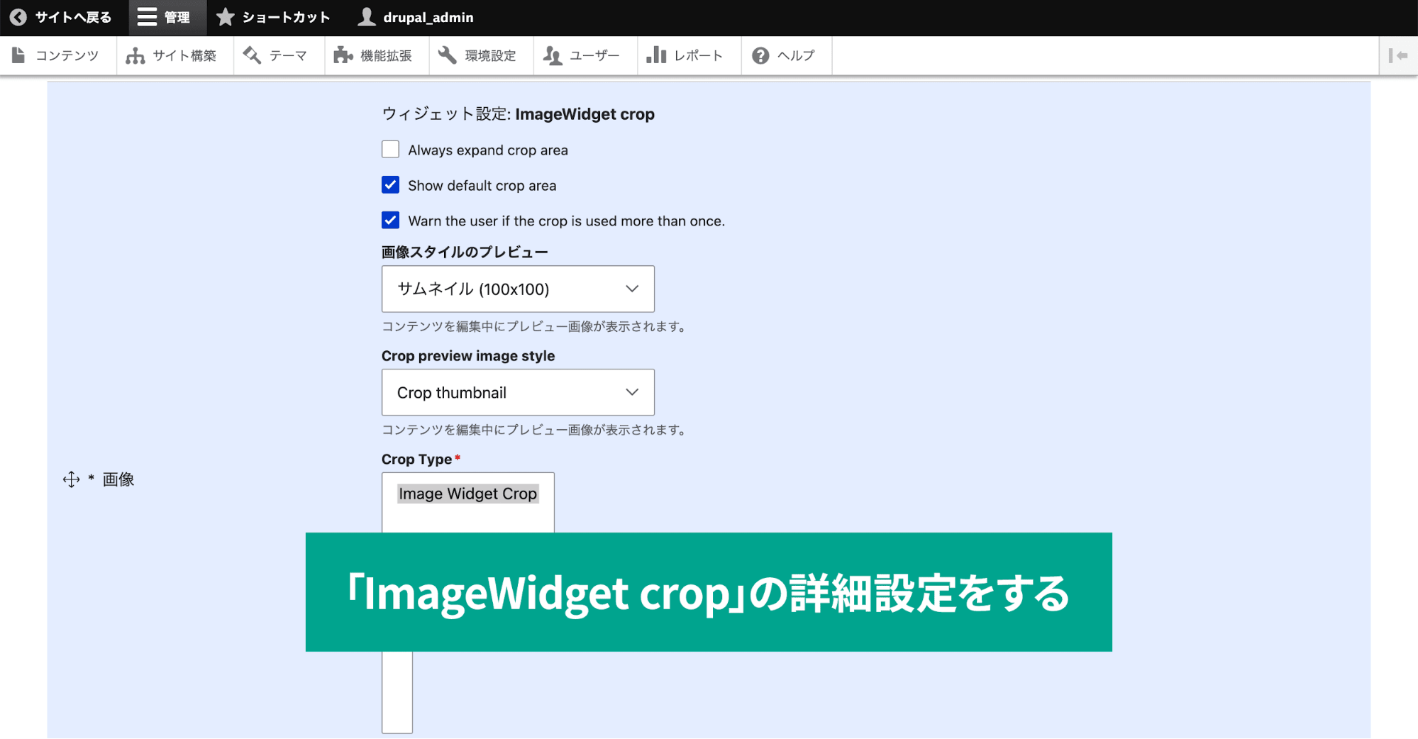 スクリーンショット「ImageWidget cropの詳細設定をする」